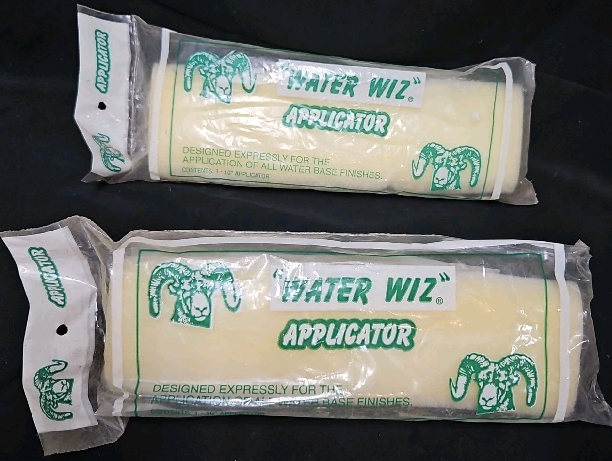 Water Wiz 10" Applicator. Lot Of 2 Two. For Water Based Finishes. NIP Fast Ship!