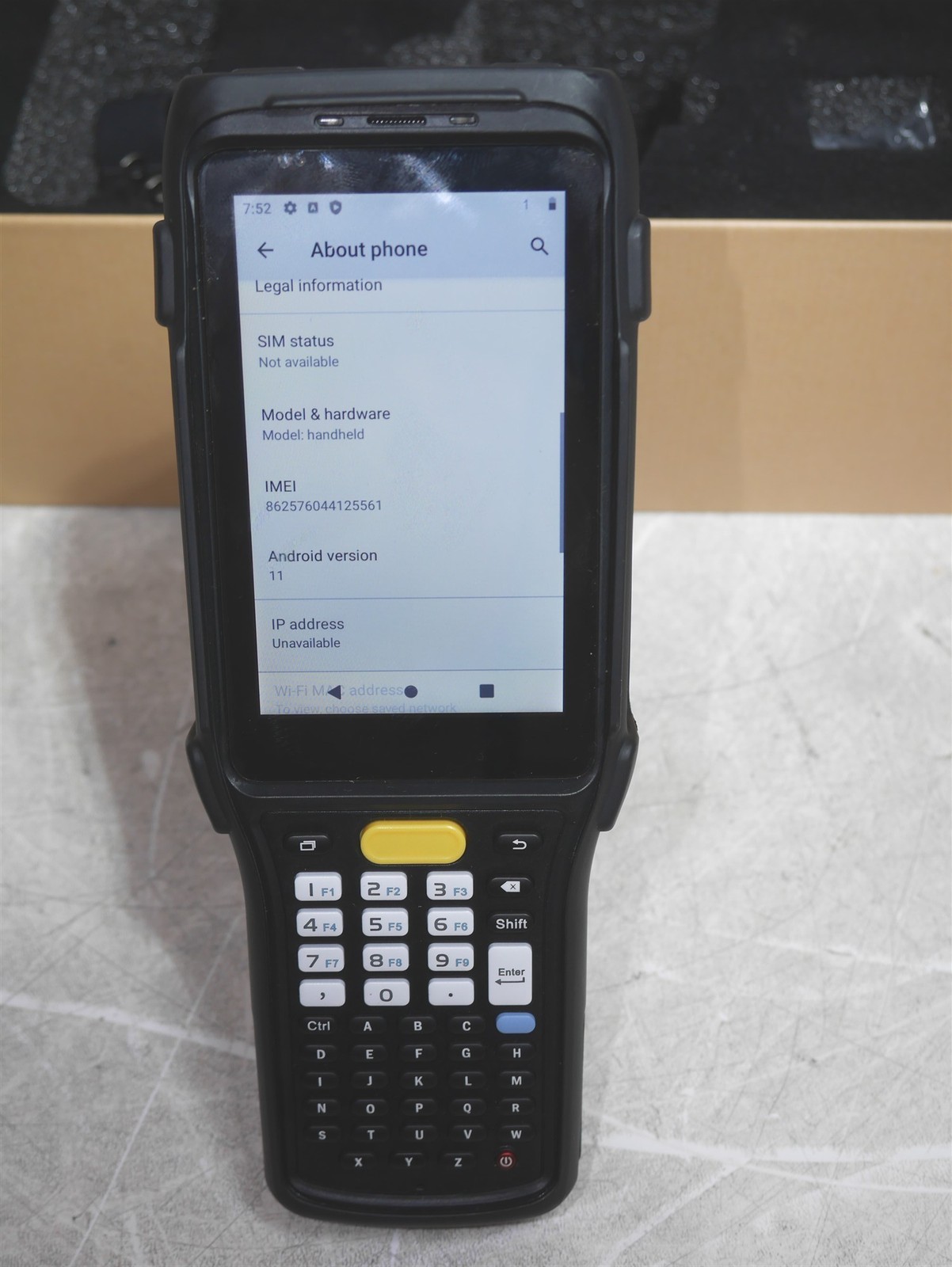 Chainway C61 Android 11 Handheld PDA Barcode Scanner Factory Reset