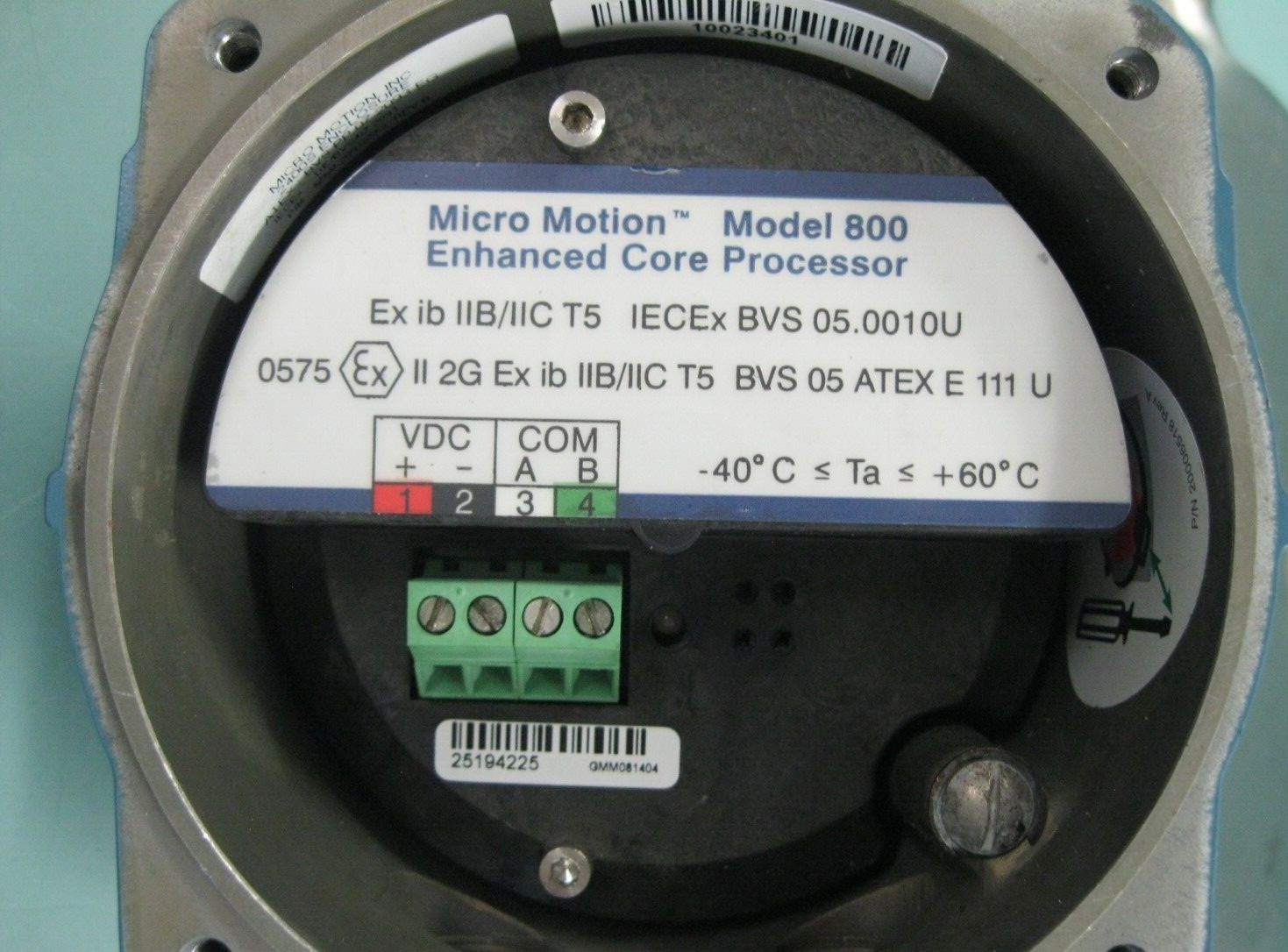 1/2" 150# Micro Motion CMFS010 H w/ 800 Enhanced Core Processor CALIBRATED G13