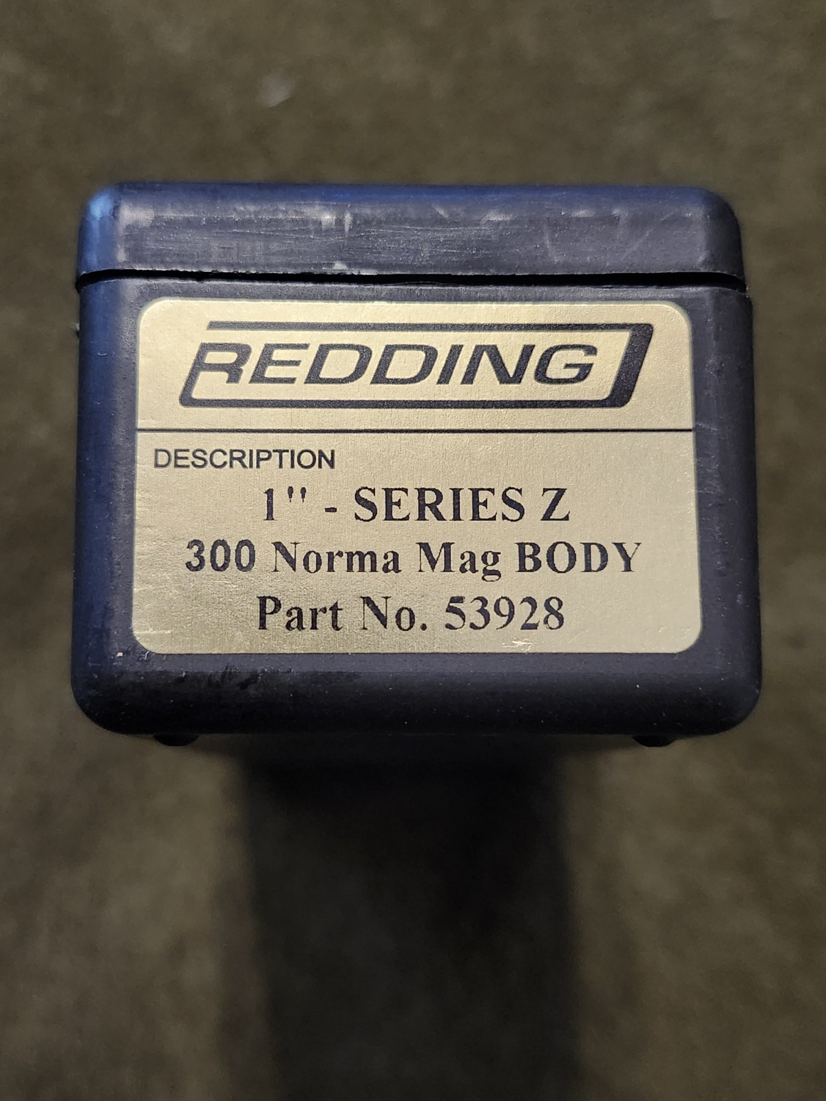 REDDING Body Sizing  Die 1" Full Length Series Z Die 300 NORMA MAG