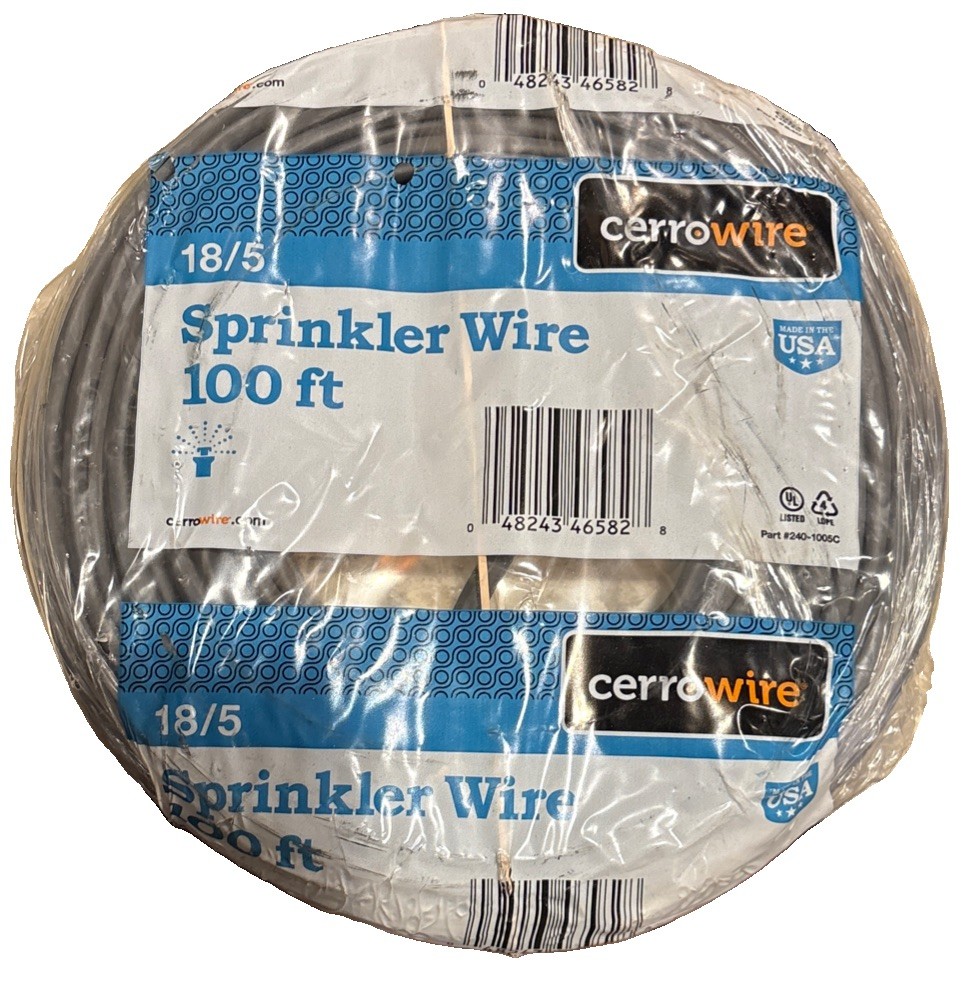Cerrowire 18-5 Sprinkler Wire - 100 Ft. Roll New In Package