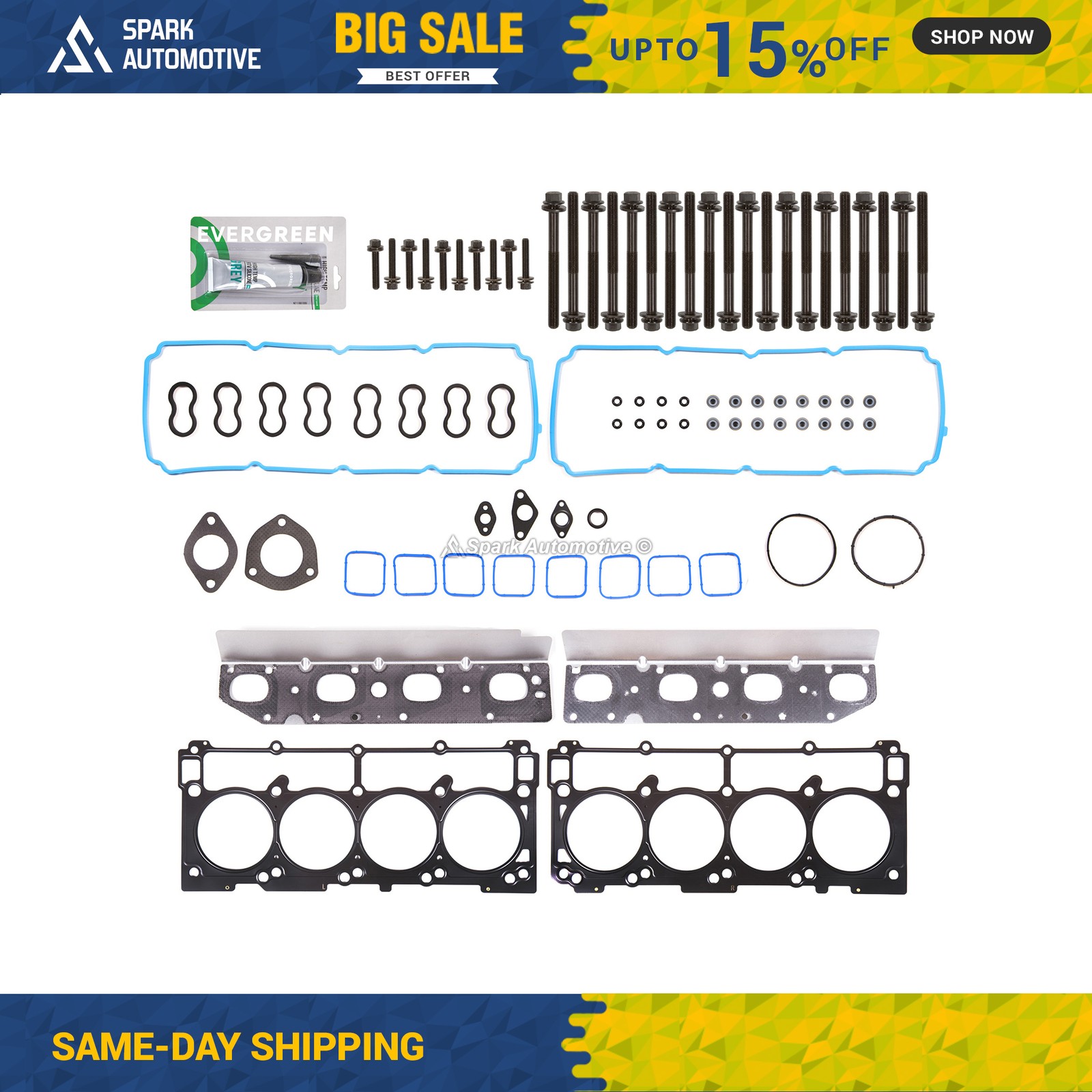 Head Gasket Bolts Set Fit 09-15 Chrysler 300 Dodge Charger Jeep Ram 5.7
