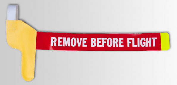 High Visibility Pitot Tube Cover - Remove Before Flight (RBF) - DeGroff Aviation