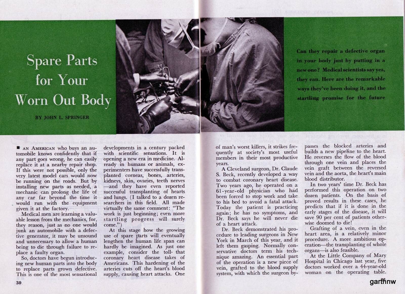 TRANSPLANT SURGERY 1951 FEATURE ON DEVELOPING MEDICINE KIDNEYS HEART BYPASS