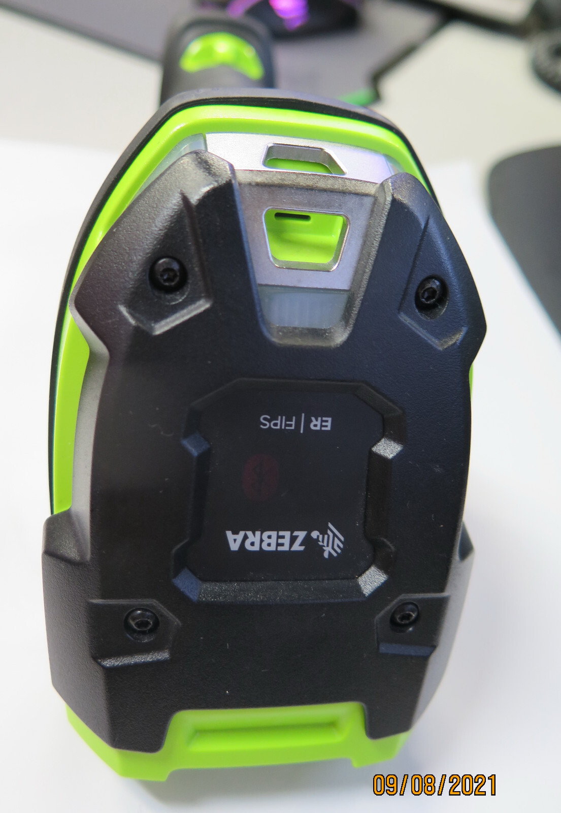 Zebra Motorola Symbol Barcode Scanner Li3678 ER w/ Battery Extended Range