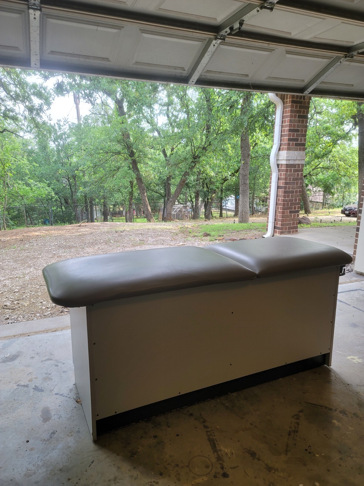 Cabinet Style Treatment Table with Sliding Doors