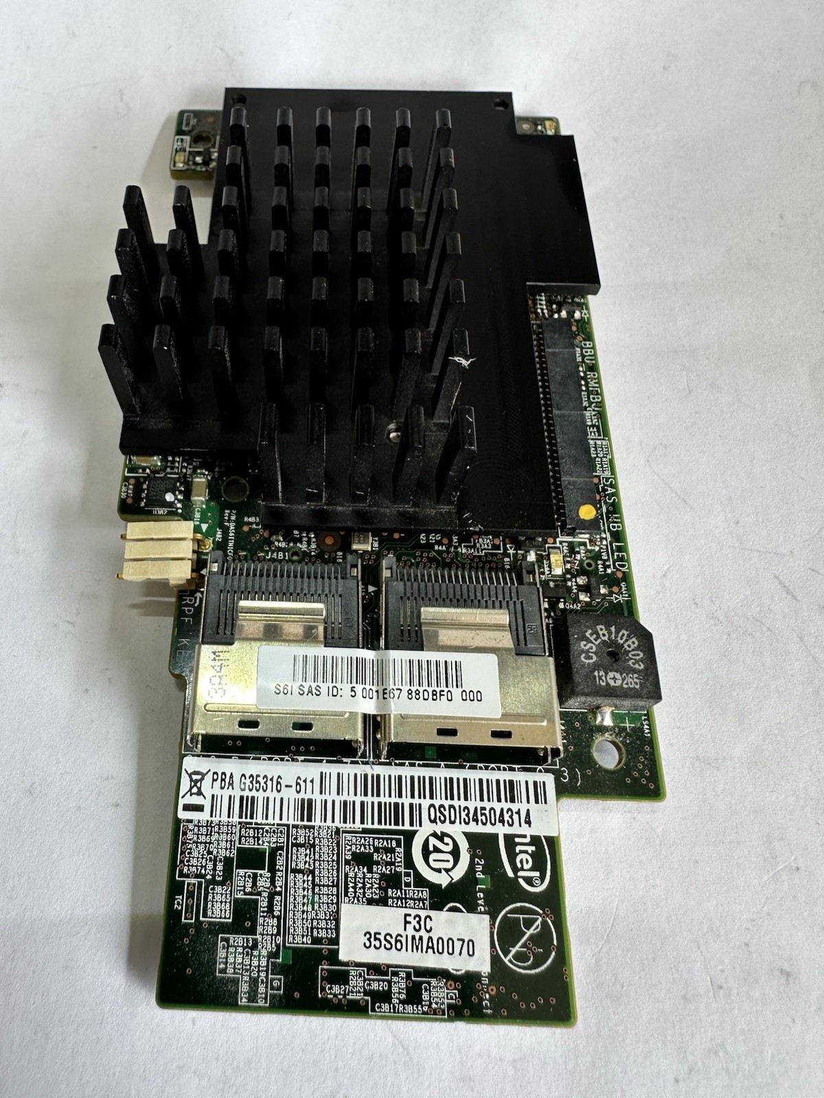 Intel SAS RAID Controller 2x SFF-8087 PCIe PBA G35316-611