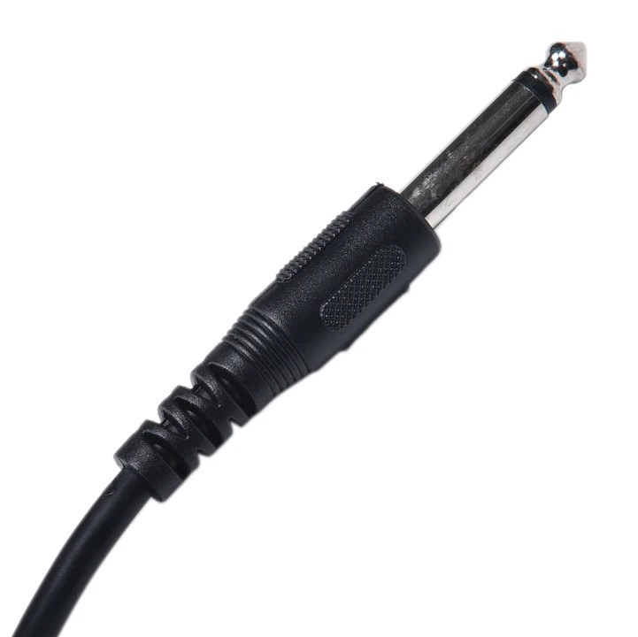 Electric Patch Cord Guitar Amplifier Amp Cable 10FT Right Angle Connector 2-PACK