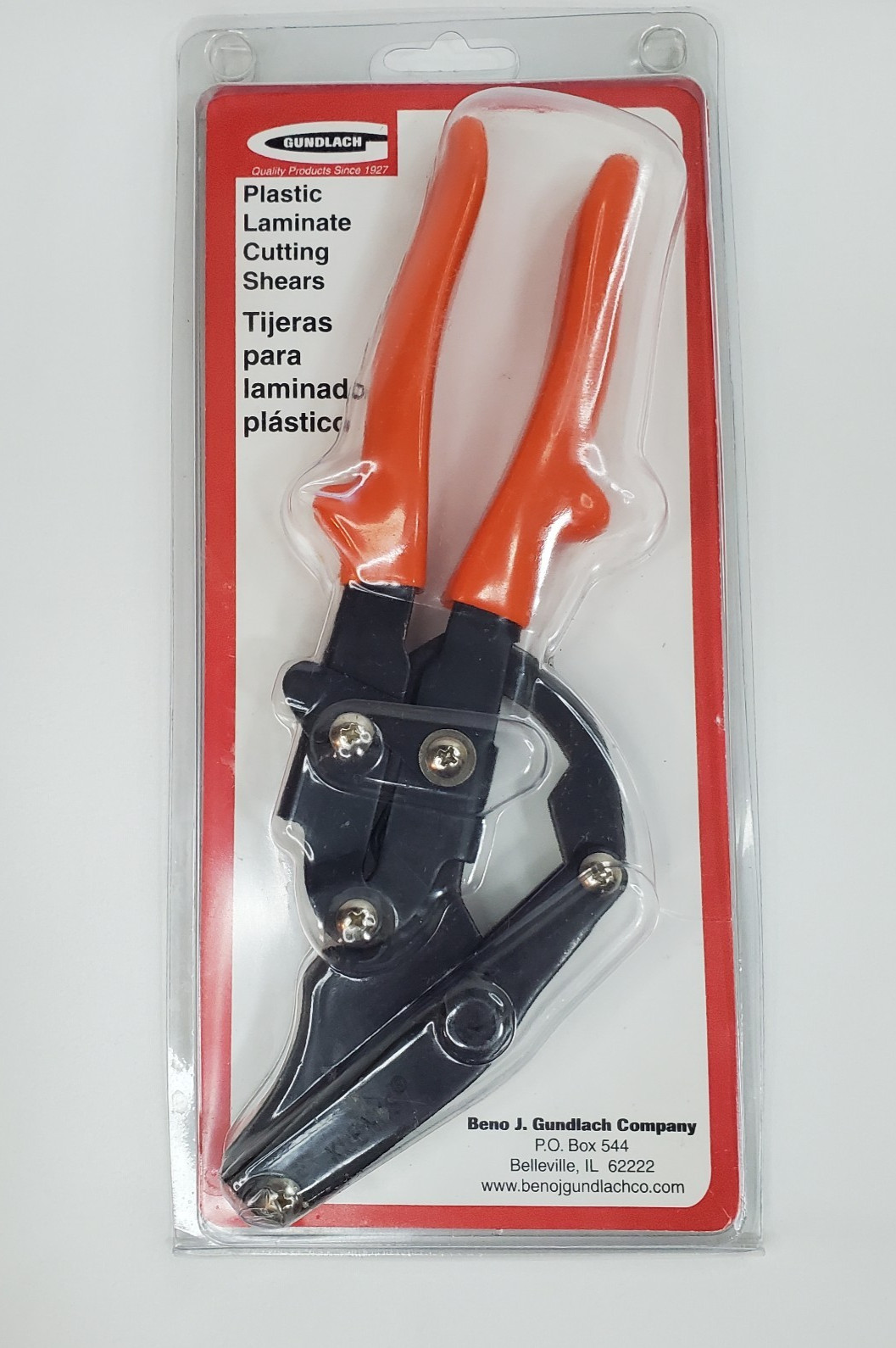 Gundlach Flooring Cutter Plastic Laminate Cutting Shear Double-Action Steel
