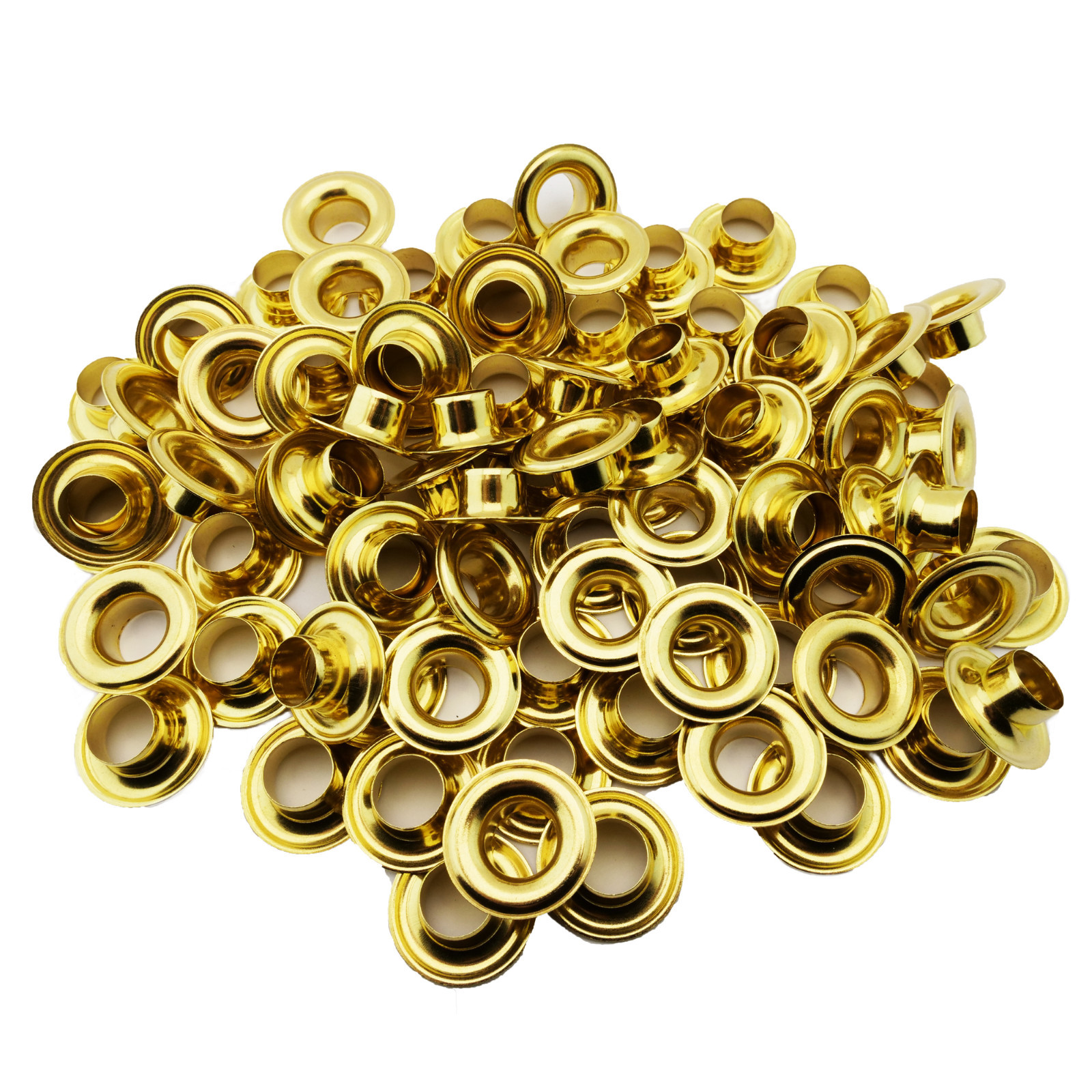 C.S. Osborne Brass Grommets & Washers #G1-2 Size 2 (3/8" Hole) 144 Sets