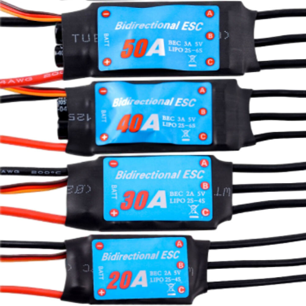 Bidirectional Brushless Electronic Speed Controller 20/80A Motor Speed Regulator