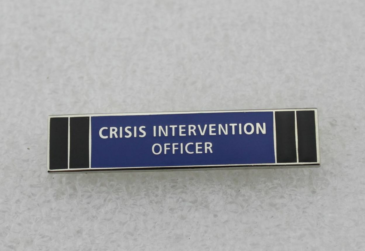 Crisis Intervention Officer CIO Police Citation Merit Award Commendation Bar Pin