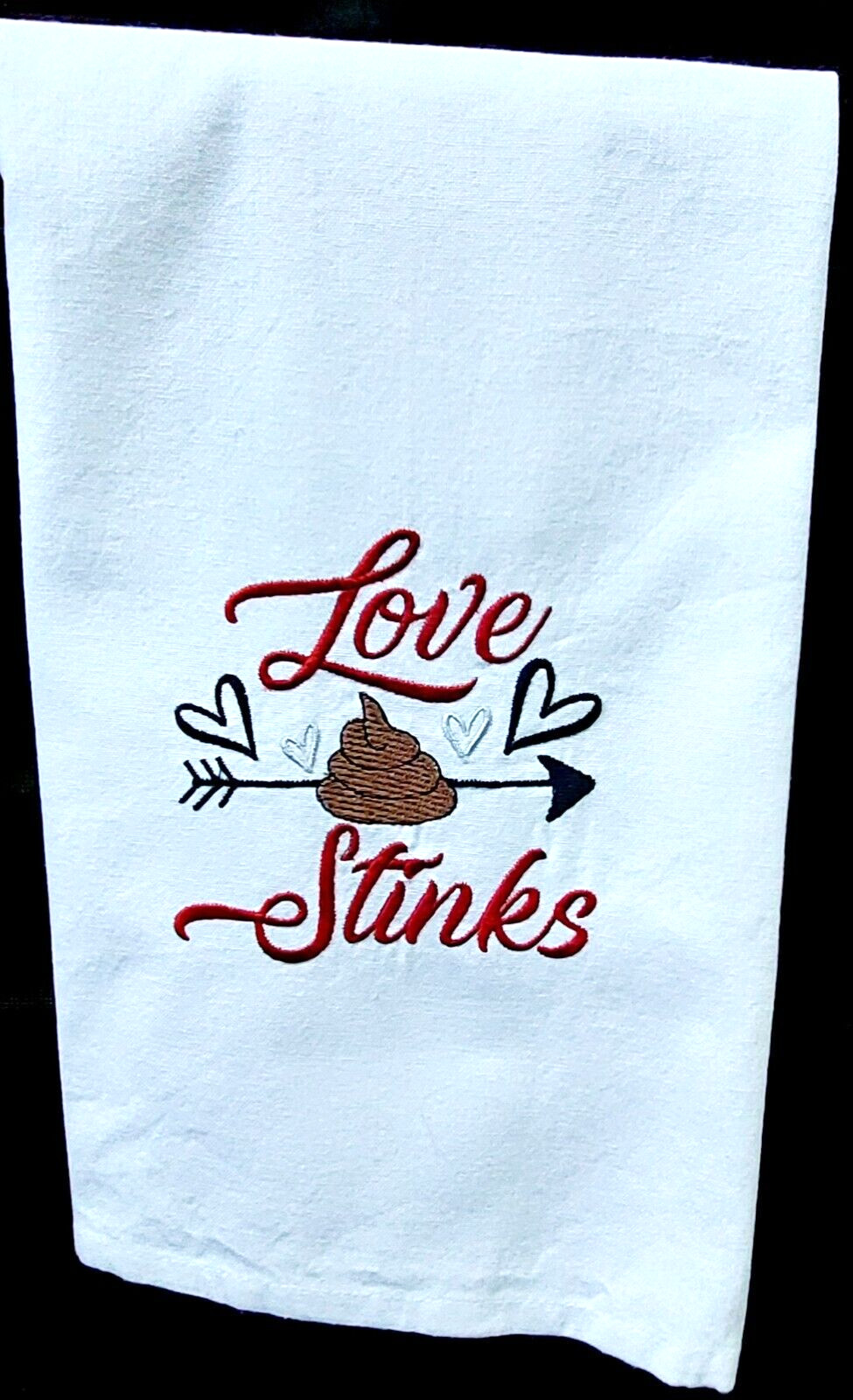 Valentine Kitchen Towel - Love Stinks
