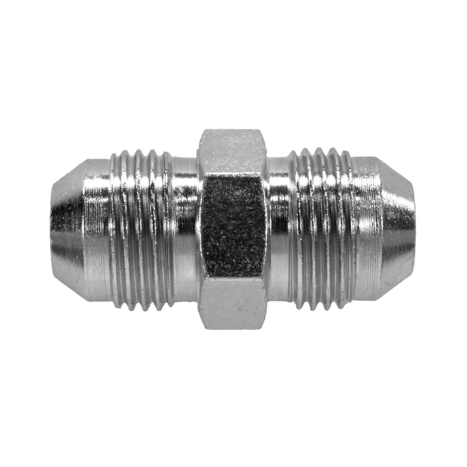 2403-12-12 Hydraulic Fitting 3/4" Male JIC x 3/4" Male JIC 37�-Flare Tube Union