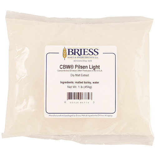 3 lb Dried Malt Extract (DME) - Pilsen Light 100% Malt for All Grain or Extract
