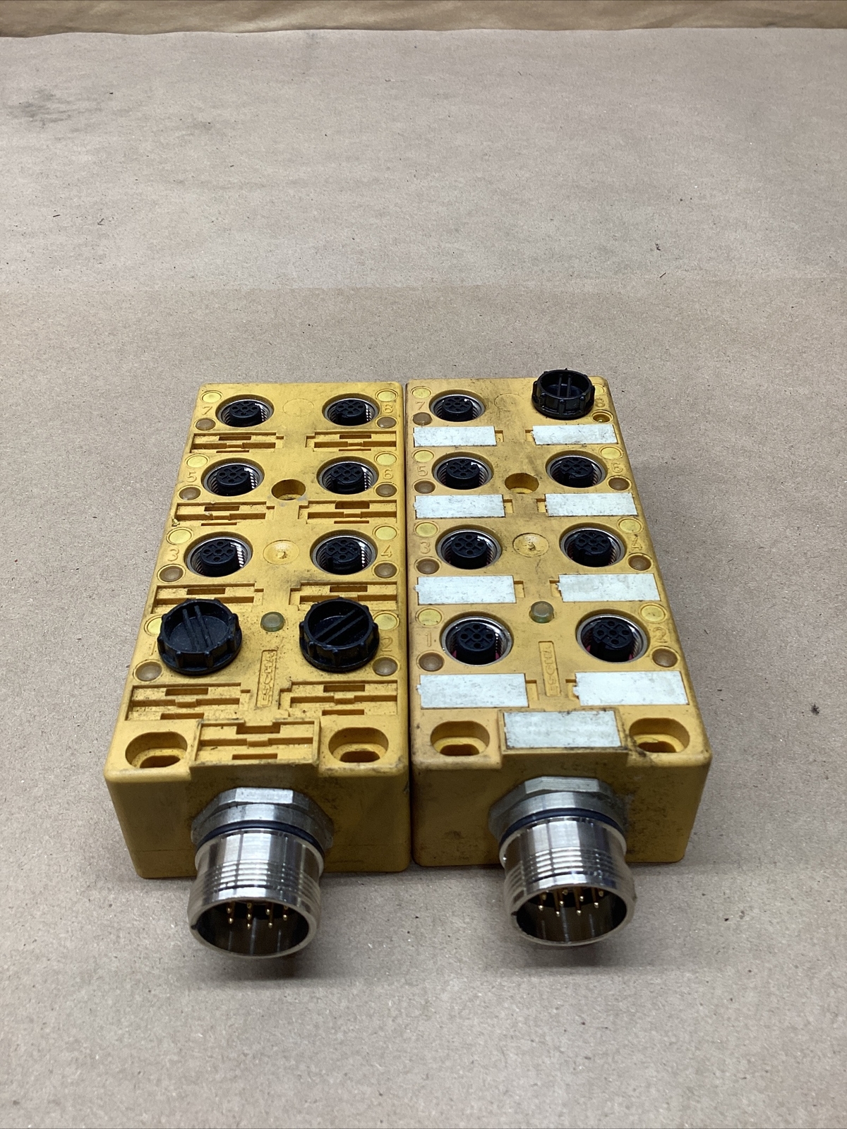 Lot Of 2 Turck VB 80-P7X9-CS12 MultiBox 8 Port Junction Box U7032 #703F112