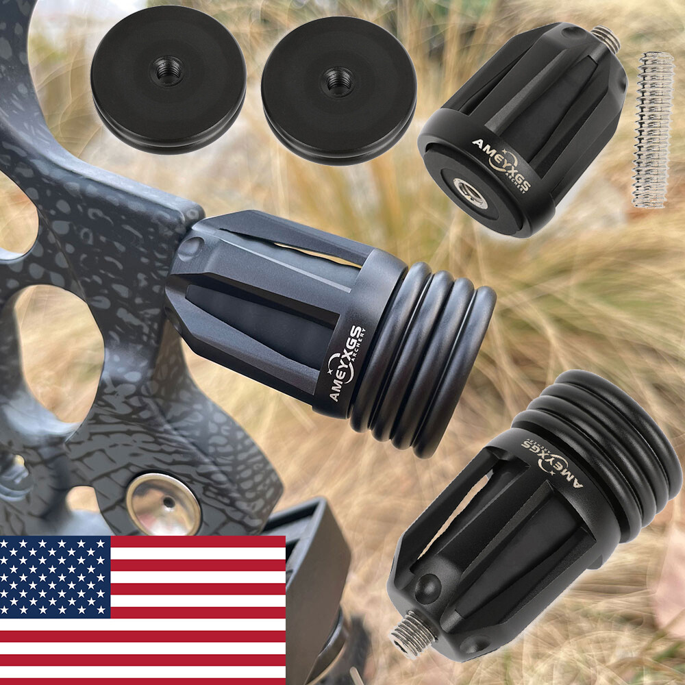 Compound Bow Riser Stabilizer Weight Counterweight Archery Hunting Dampener