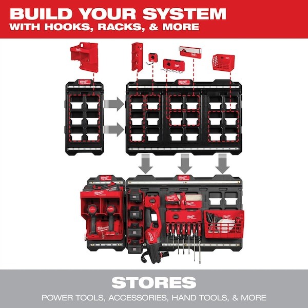 Milwaukee Tool 48-22-8333 4 In. S-Hook For Packout Wall-Mounted Storage