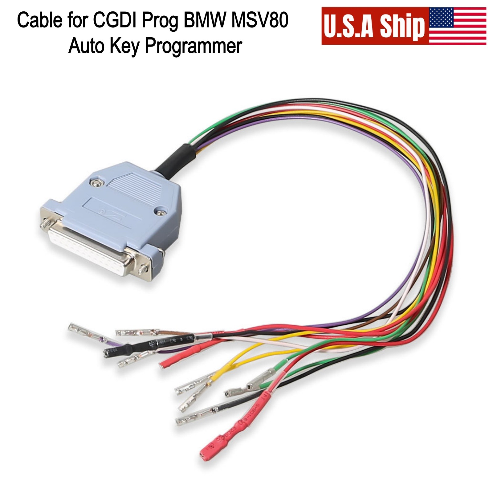 OBD Cable Working With CGDI For BMW MSV80 to Read ISN N55/N20/N13/B38/B48