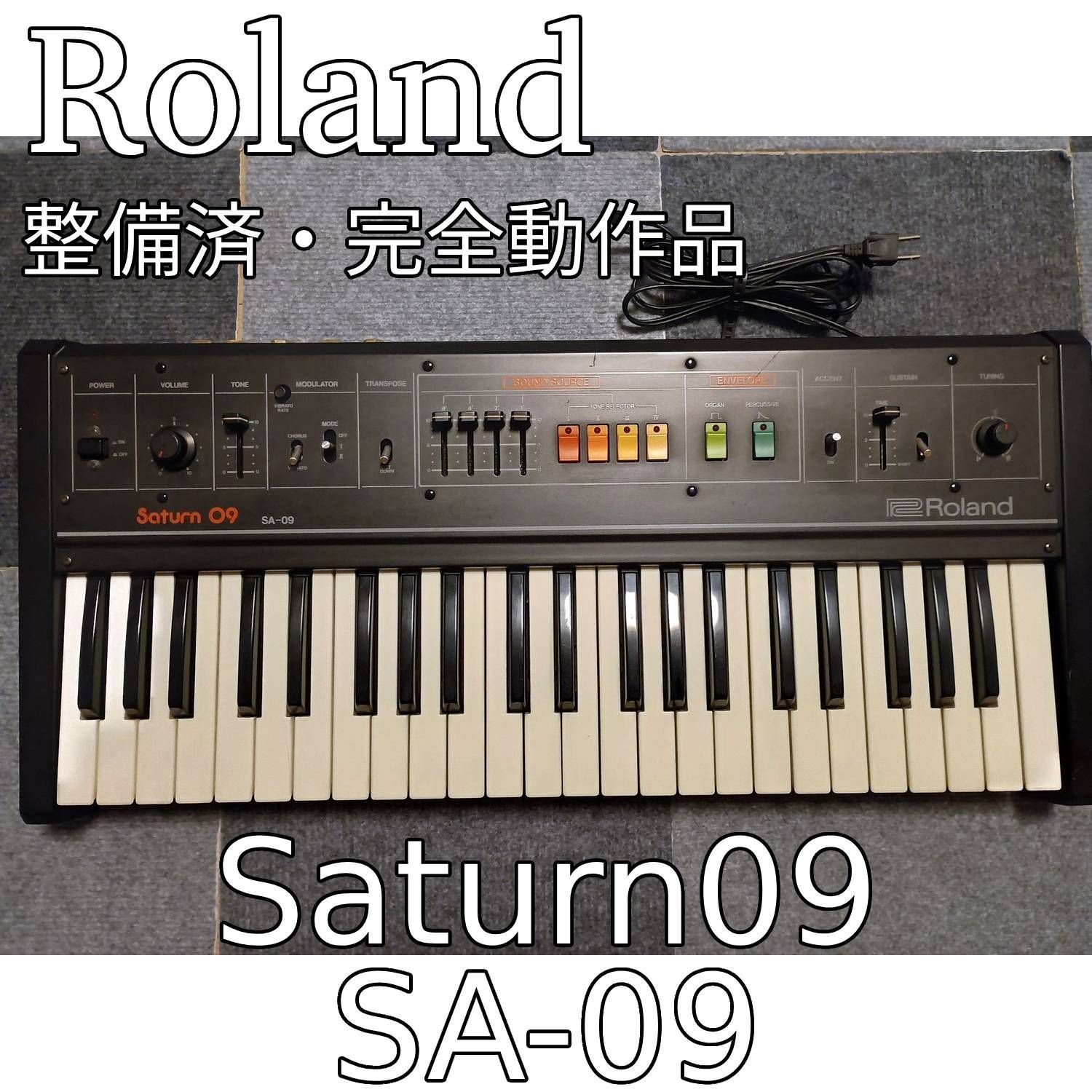 Roland SA-09 Saturn Vintage Analog Synth Organ 1979 Serviced All Keys Sound