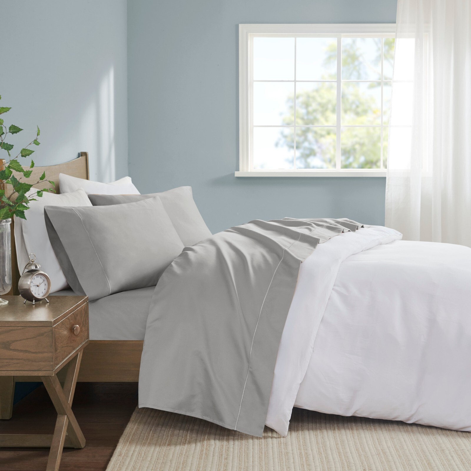 Madison Park 600 Thread Count Pima Cotton Deep Pocket Sheet Set