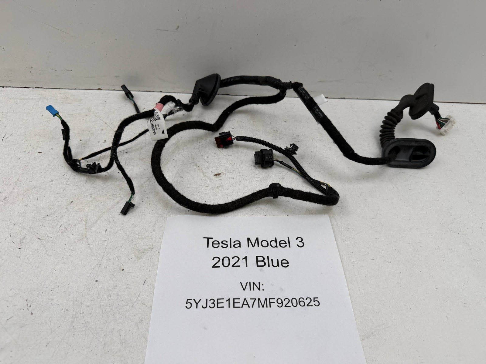 2017-2023 Tesla Model 3 Rear Right Door Wire Wiring Harness OEM 3067966-00-A