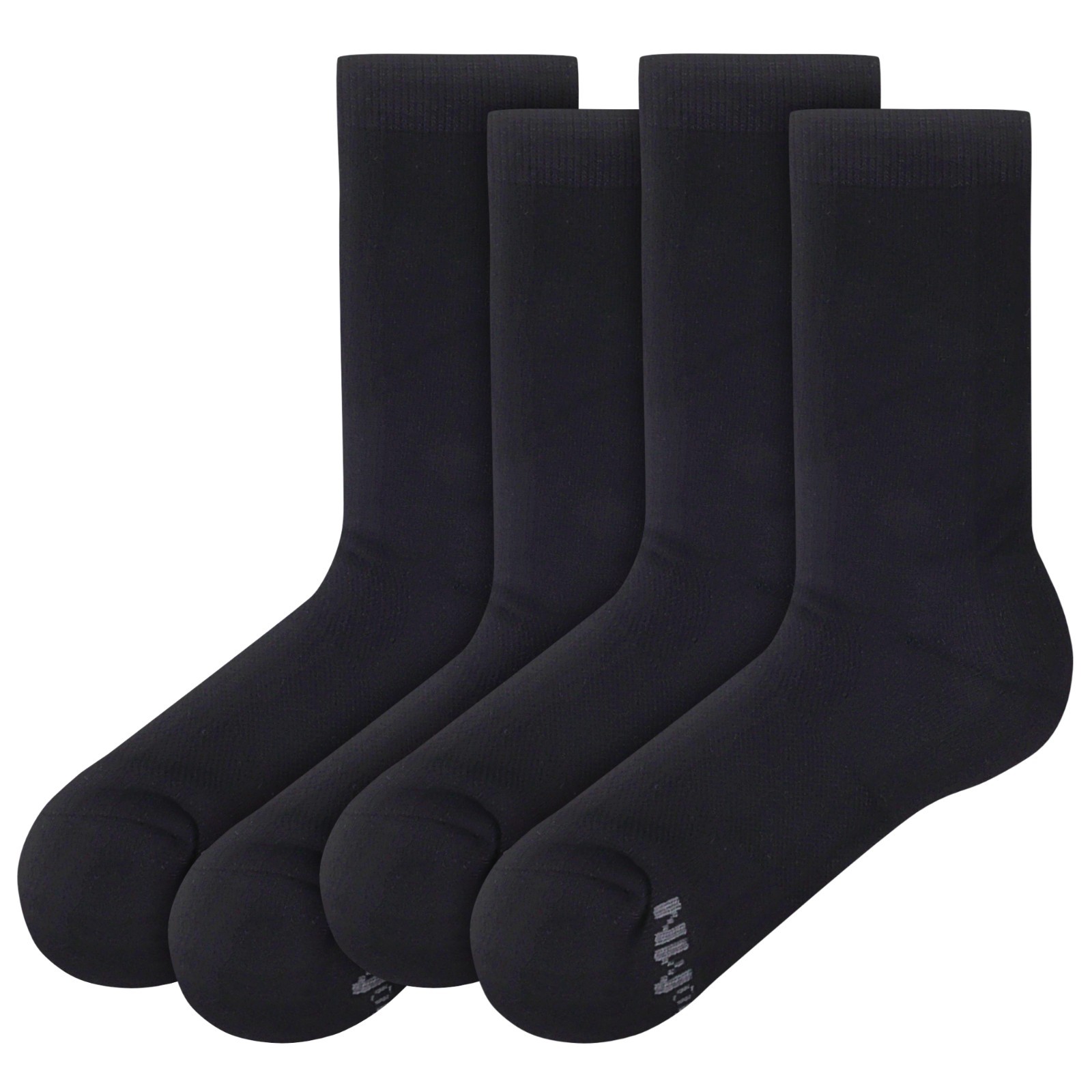 BambooMN Unisex Athletic Supported Rayon from Bamboo Crew Socks - 4 Pairs