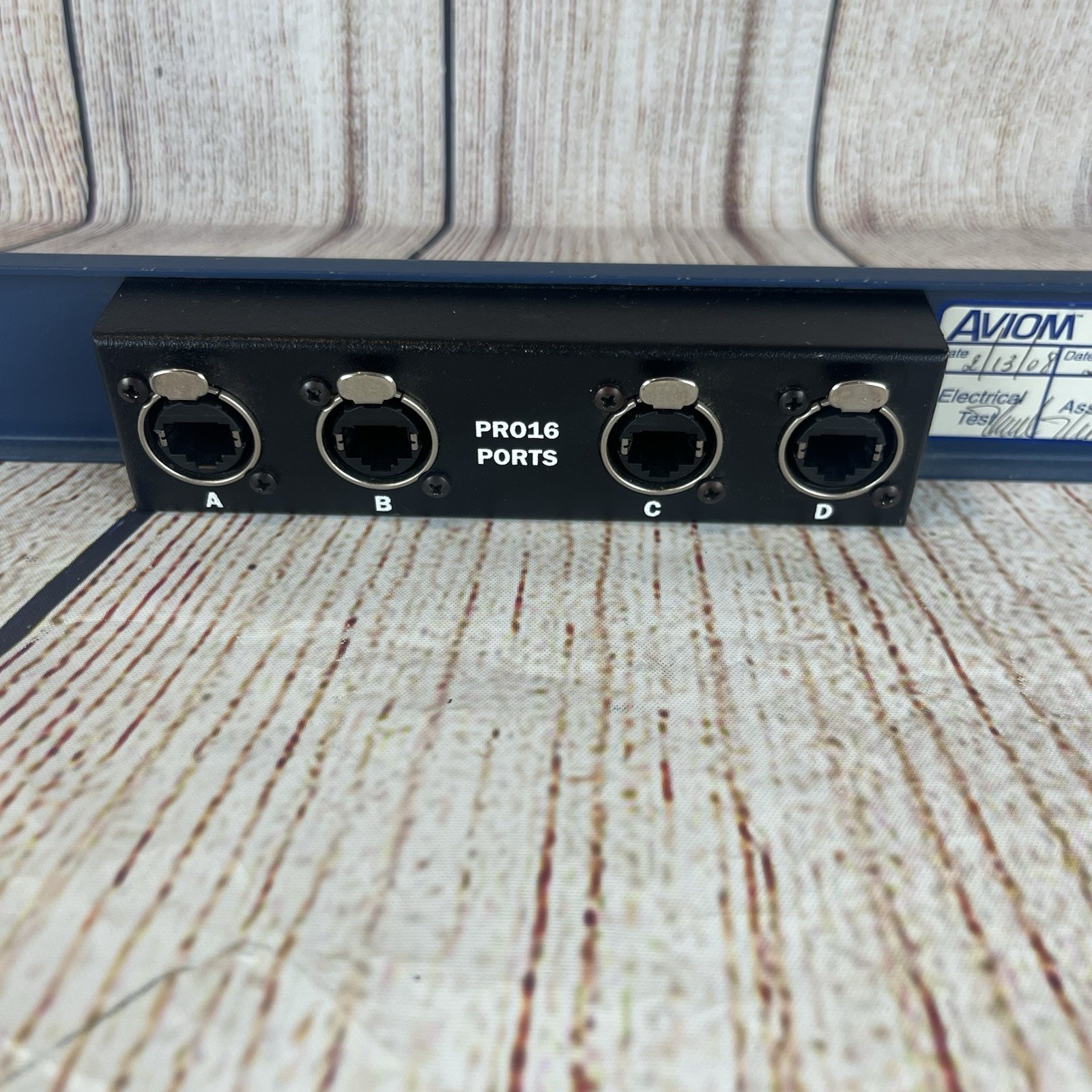 Aviom AN-16SBR A Net-System Bridge Blue Mountable