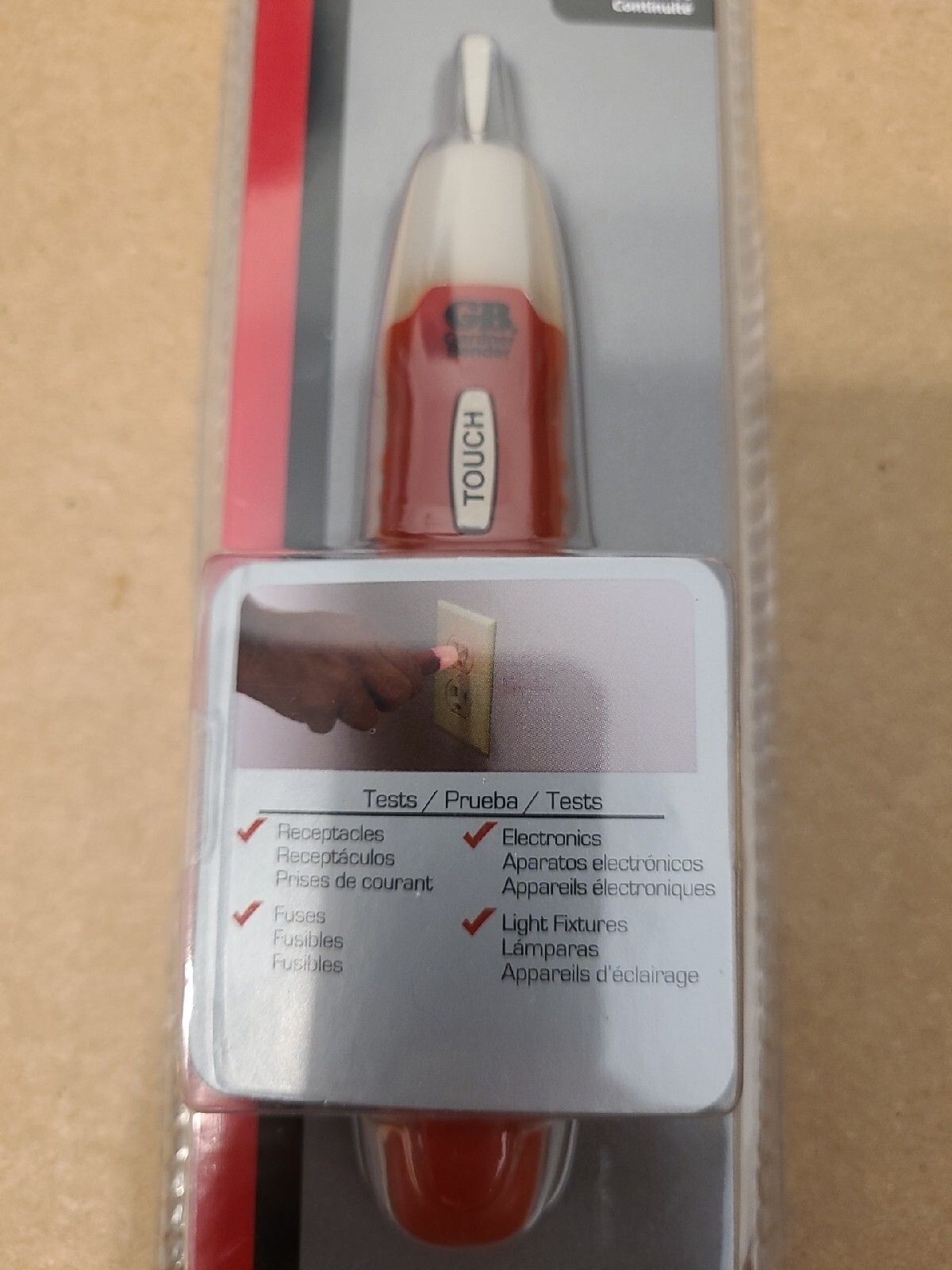 Gardner Bender GCV-3206 12-250V AC/DC Electrical Combination Screwdriver Tester