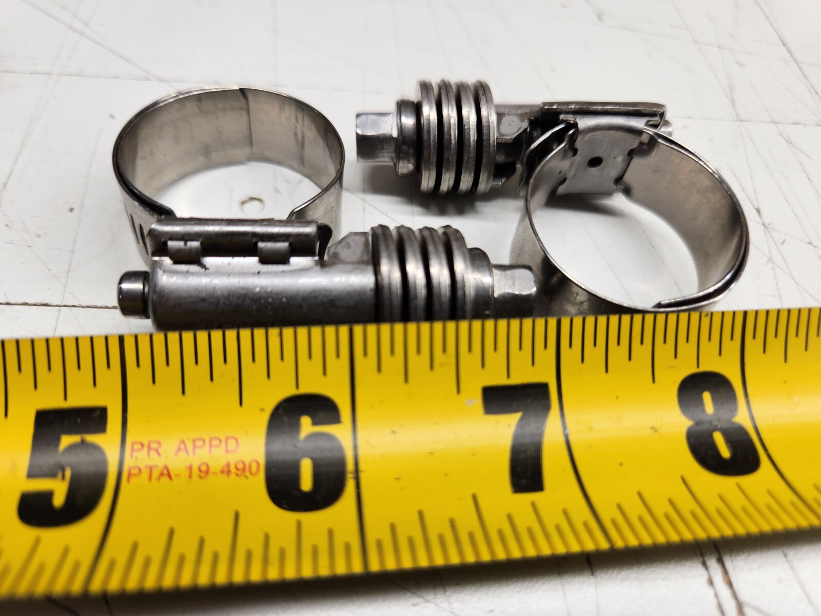 Lot of 2) Breeze CT-9412 Constant Torque Hose Clamps 11/16-1-1/4" ø 9/16"T 304SS