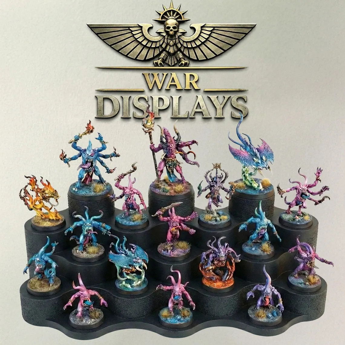War Display Miniature Display Stand by Fat Dwarf
