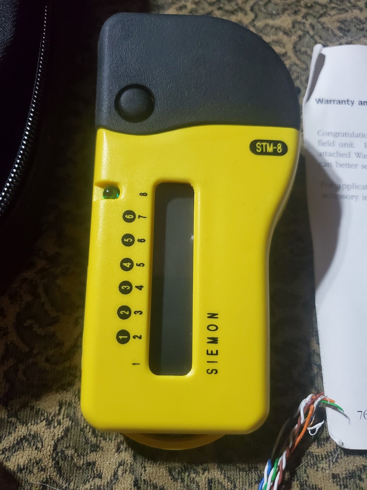 Siemon STM-8 Network Cable Tester Cabling System with Case/Manual/Guide
