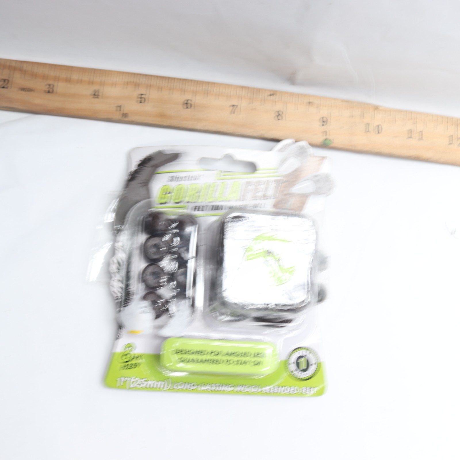 (8-Pk) Gorilla Screw-In Swivel Felt Pads 1" H259