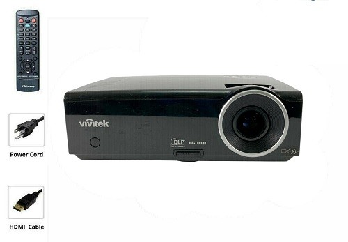 3200 Ansi Lumens DLP Multimedia Projector HD 1080i For Movie Lovers With Bundle