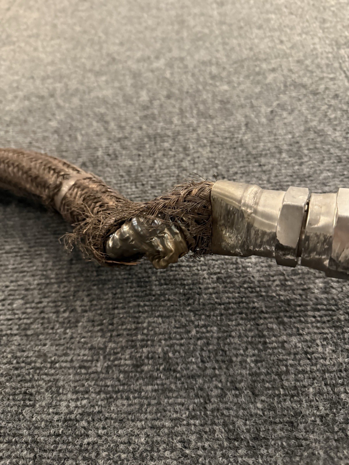 Space X Engine Chill Collection Manifold Hose - Starship Flight 4 Debris