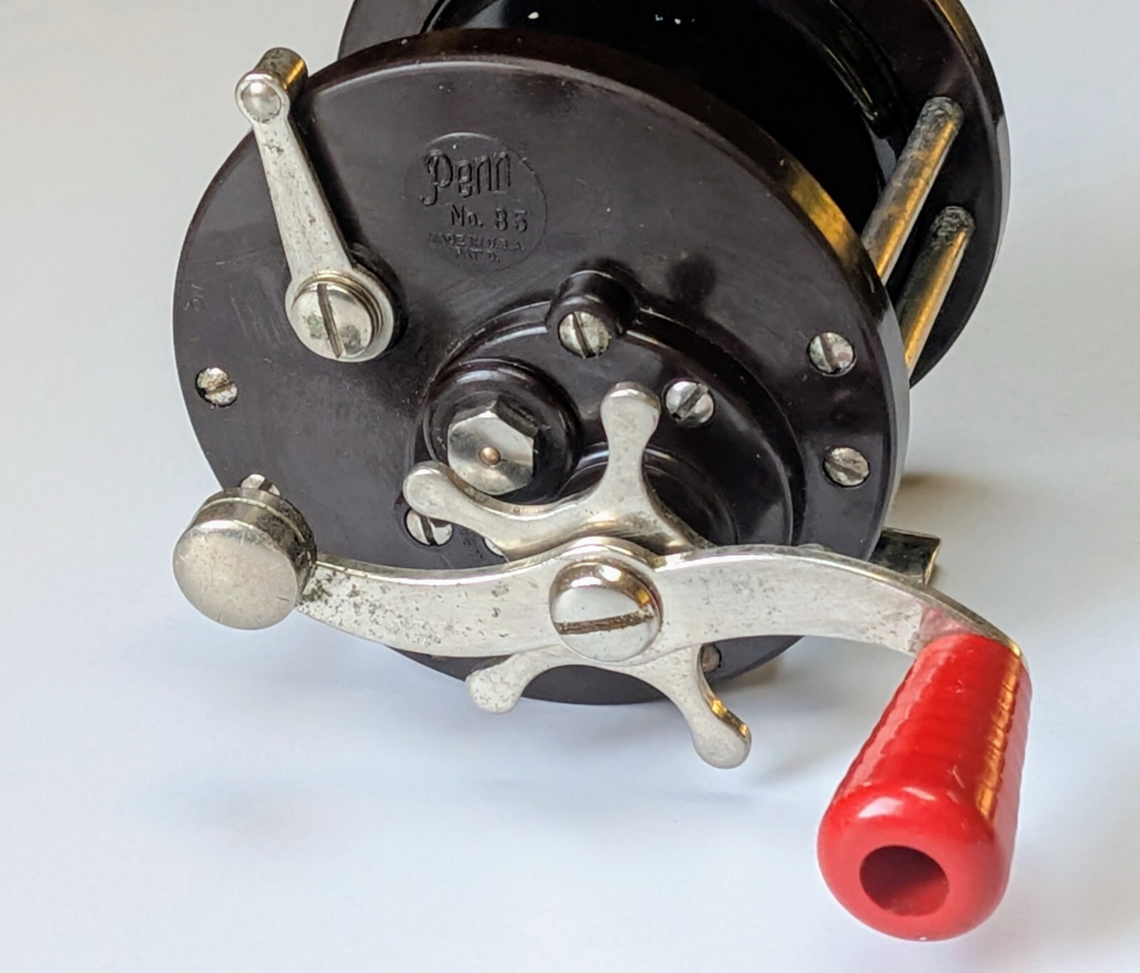 Penn Reels Sea Boy 85 Fishing Reel Vintage USA Mackerel Cod Boxed Nickel Plated