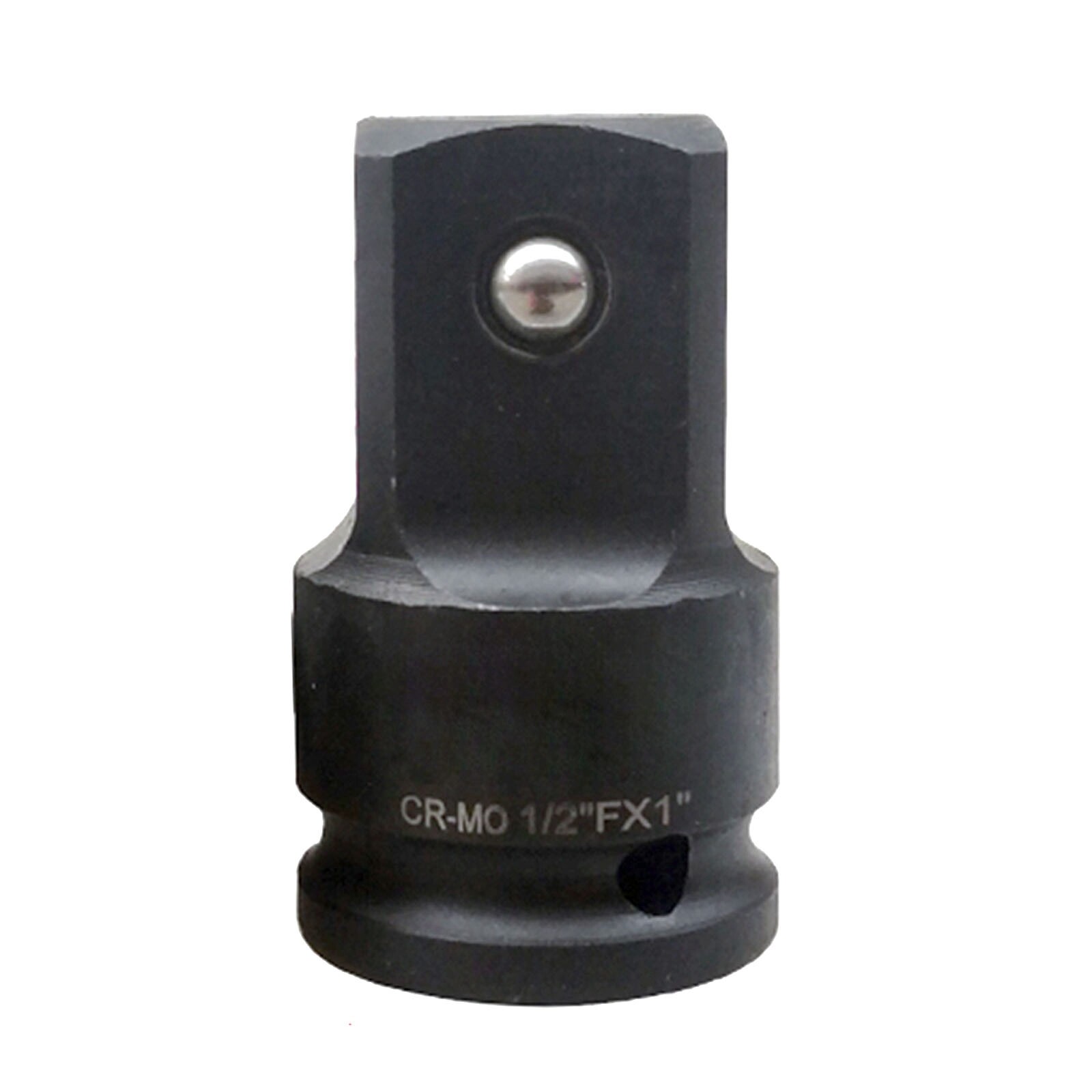 1/2 Inch Drive x 1 Inch Impact Socket Reducer Adapter Female to Male Cr-Mo Black