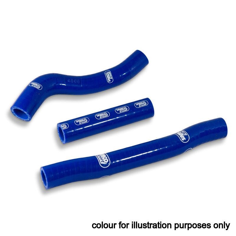 BLACK Samco Rad Hoses fit KTM 250 EXC-F / Six Days Thermo Bypass 2017-2019