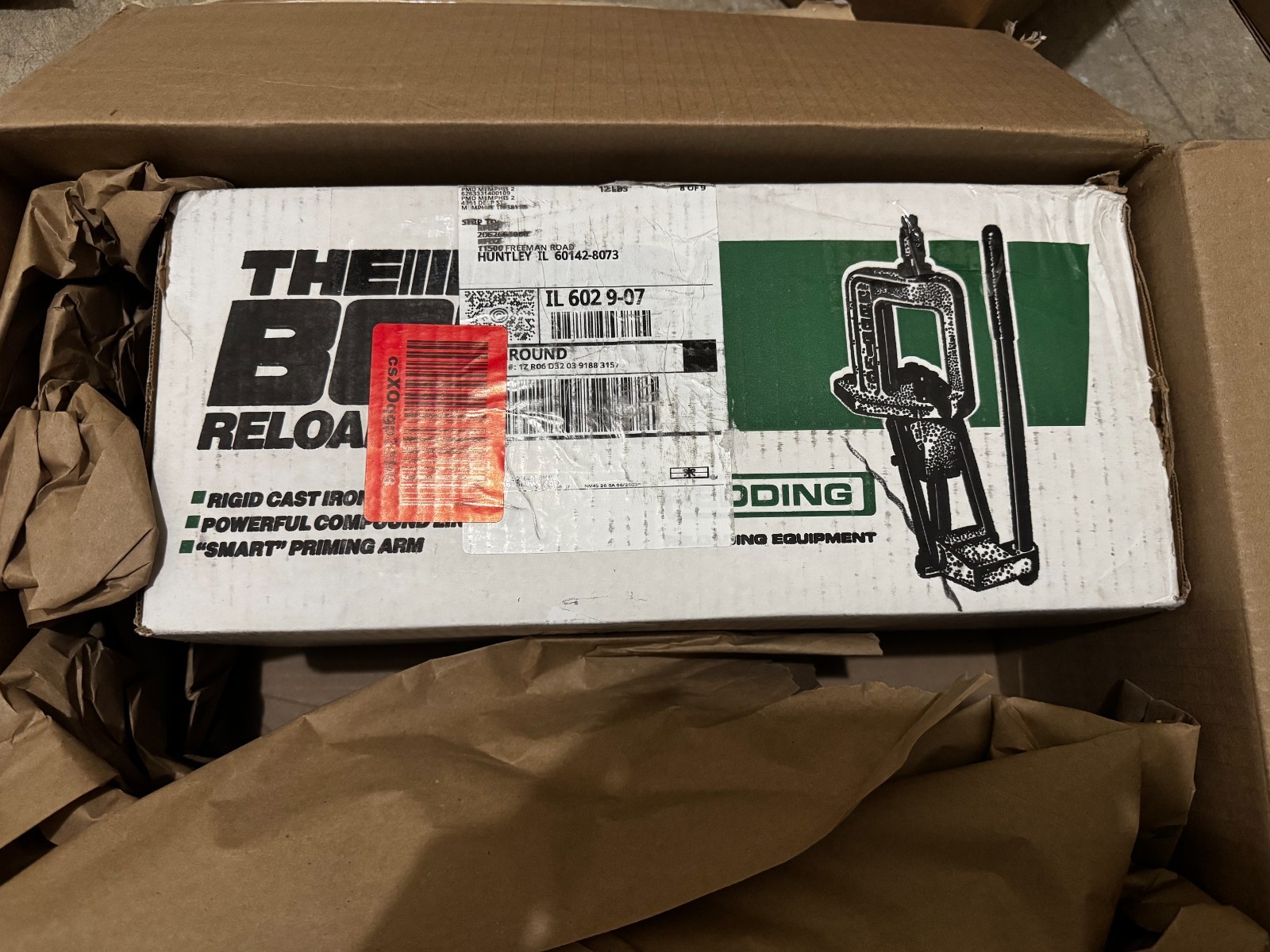 New Genuine Redding BIG Boss Press Kit 6.5 PRC (79487) with Die Set 80487