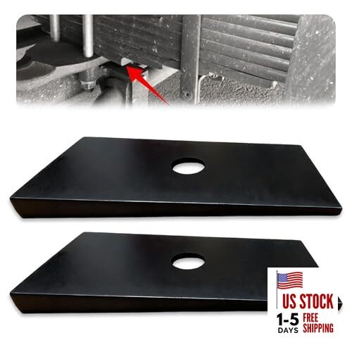 2.5 Degree Pinion Angle Shims - 2 Pack, Universal Suspension Axle Shims for