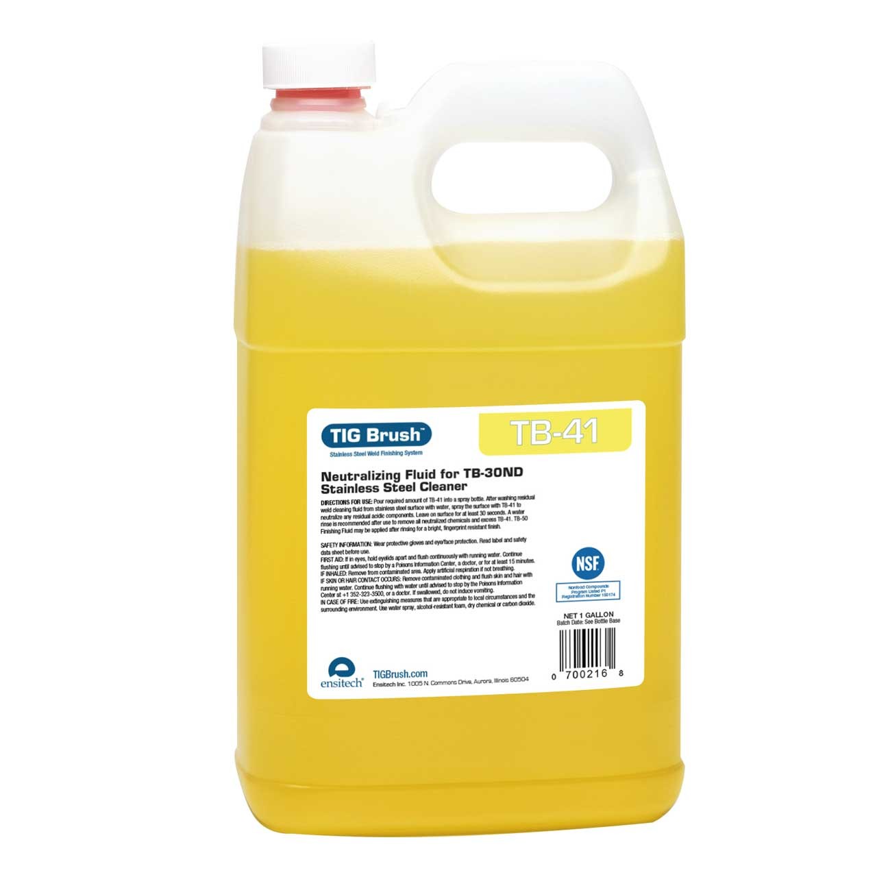 Ensitech C0041-001G TB-41 Neutralizing Fluid for TB-30ND 1 Gallon