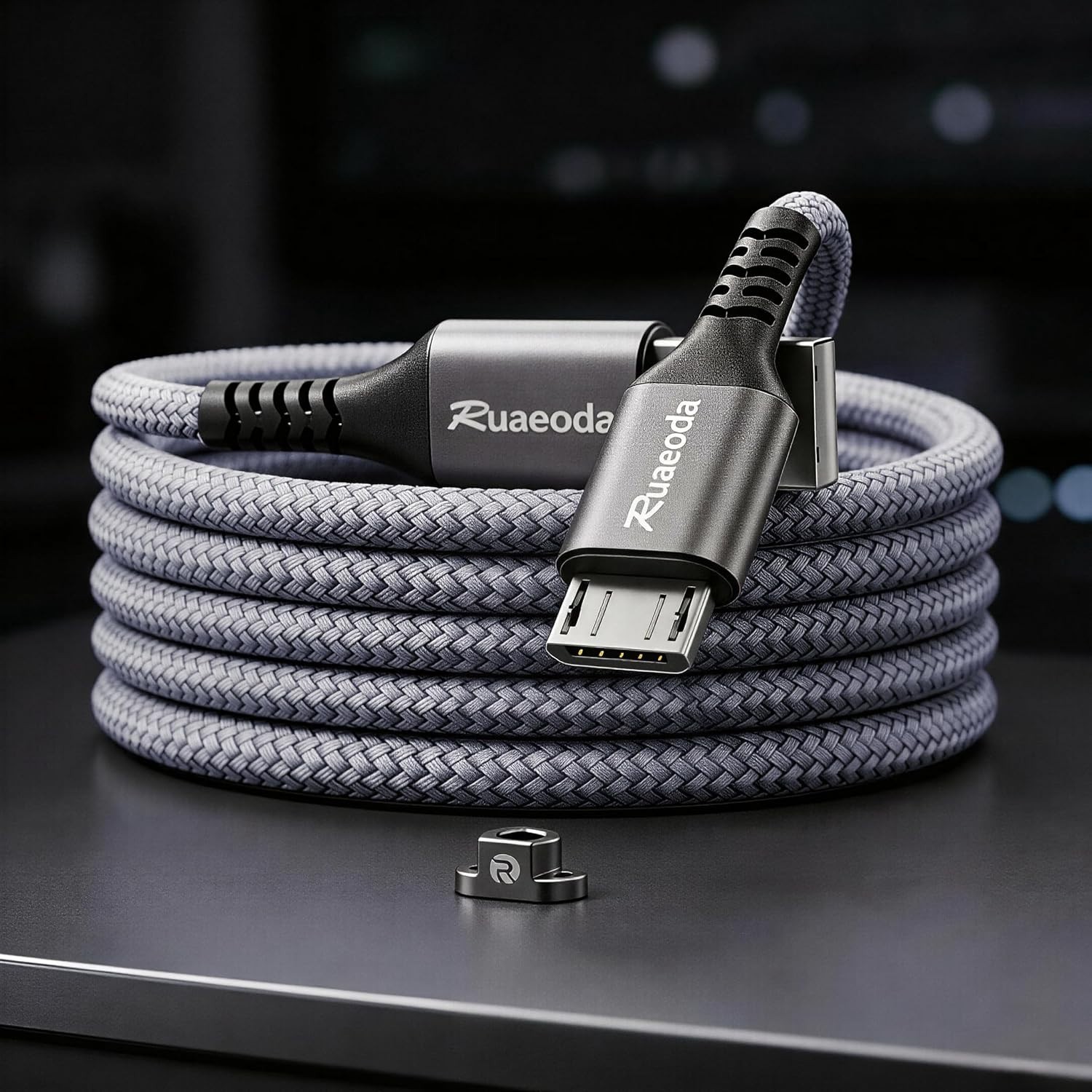 Fast Charging 6ft Heavy Duty Micro USB Cables - Pet Resistant & Versatile