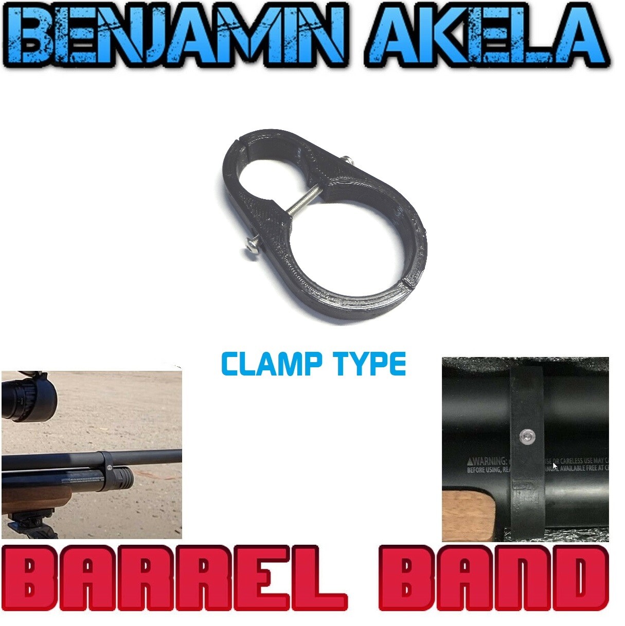.177 Benjamin akela barrel band rifle mod air new style