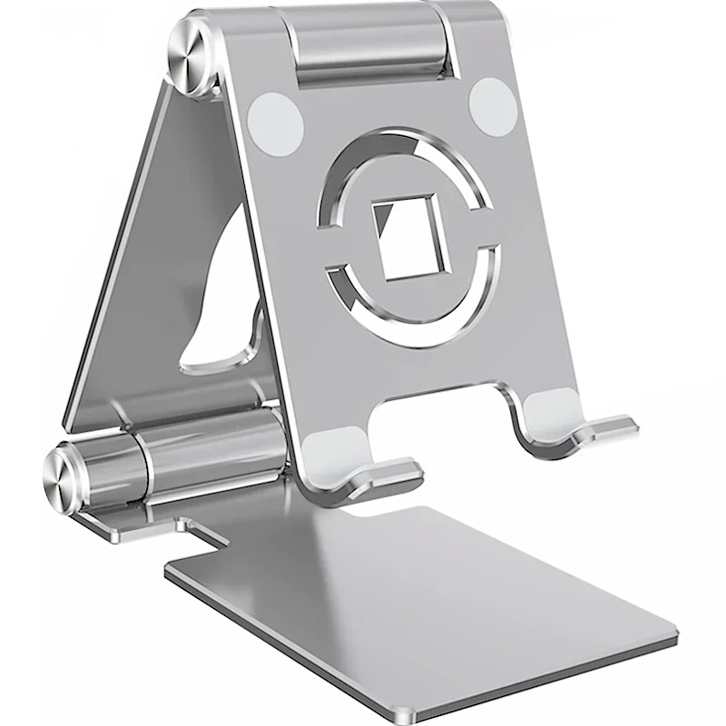 360° Rotating Tablet Stand Adjustable Foldable Aluminum iPad Phone Holder