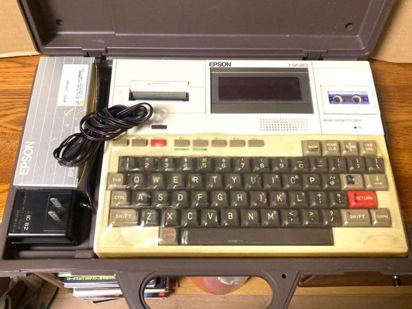 Vintage Epson HC-20 with case. From Japan.