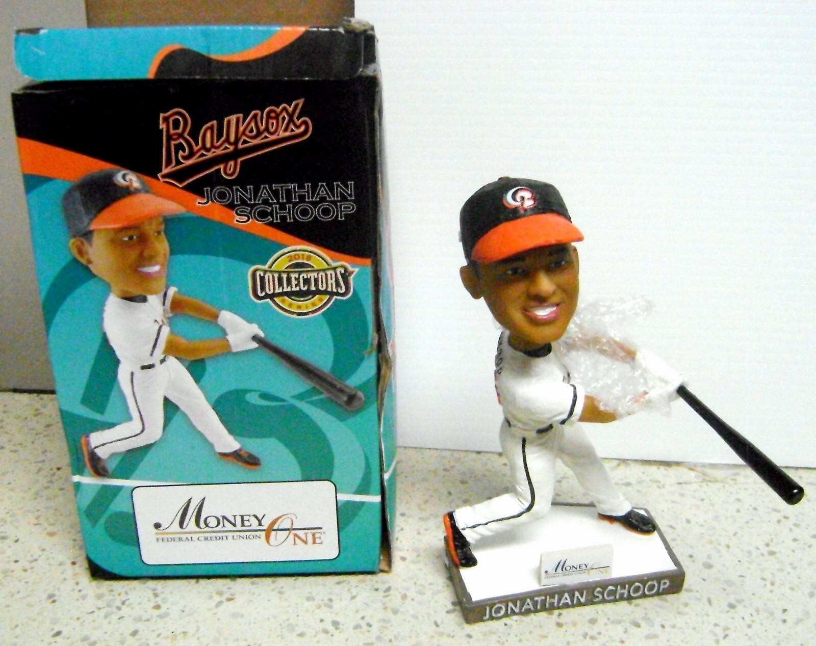 JONATHAN SCHOOP BOBBLEHEAD SGA ORIOLES 2018 BOWIE BAYSOX