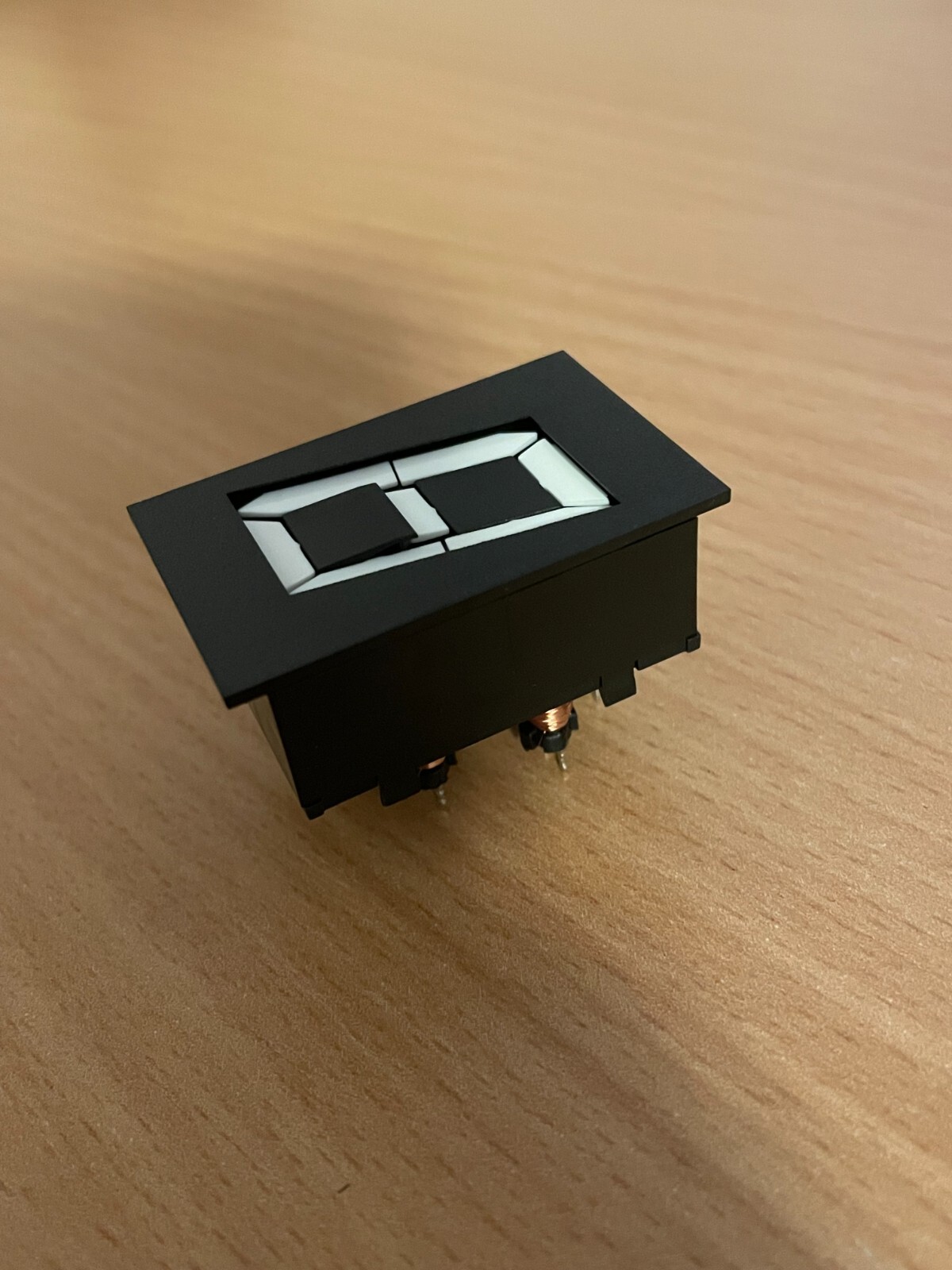 7 Segment Mechanical Flip Display with coils (~ clock, nixie, steampunk, z568m )