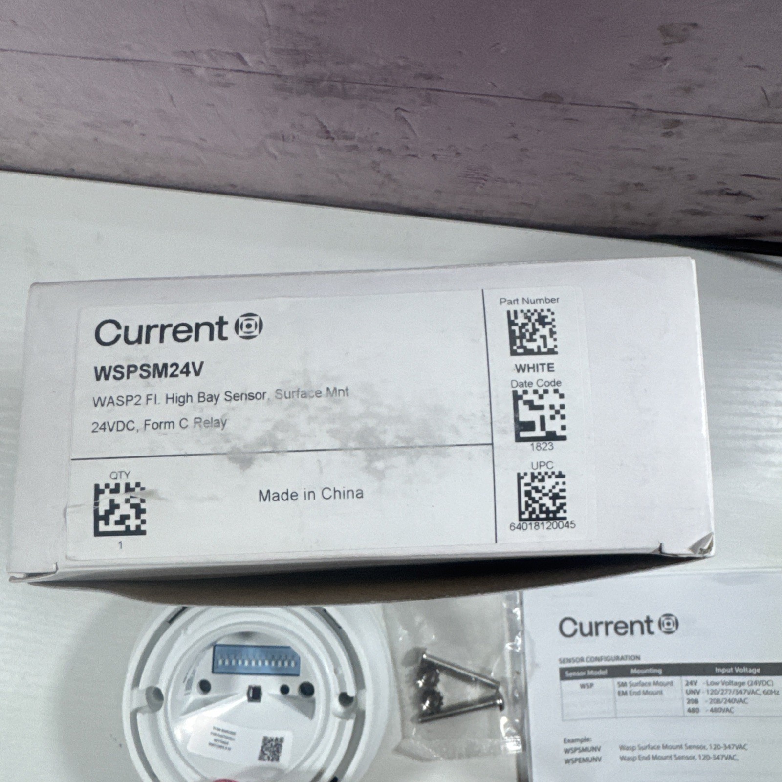 NEW Current WSPSM24V WASP2 HIGH BAY SENSOR SURFACE MNT 24 VDC