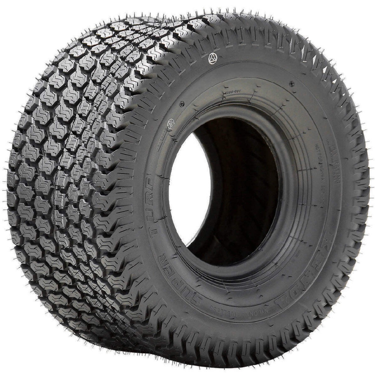 (2) Genuine OEM Kenda 24462004 Super Turf Tubeless Tire 20x10.00-8 6PR K500 6PLY