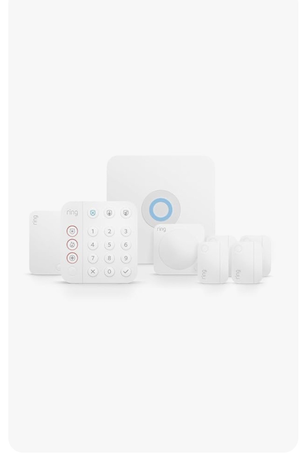 Ring Alarm 8-Piece Kit (newest model), Home or business security system 24/7
